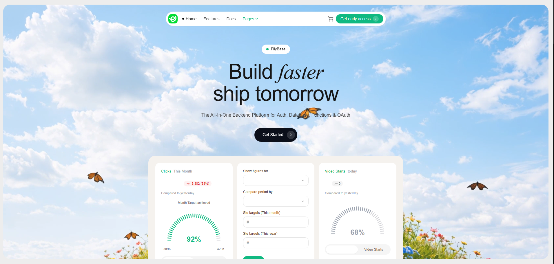 filybase database dashboard